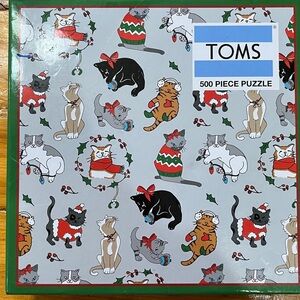 Toms Christmas Cat Puzzle 500 pieces